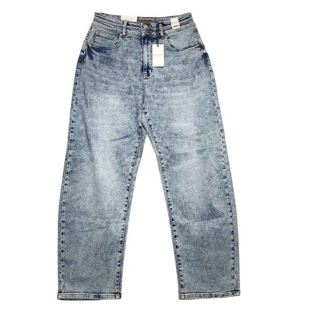 Judy Blue Jeans 11/30 High Waist Barrel Leg Marlow Arc Leg Acid Wash NWT